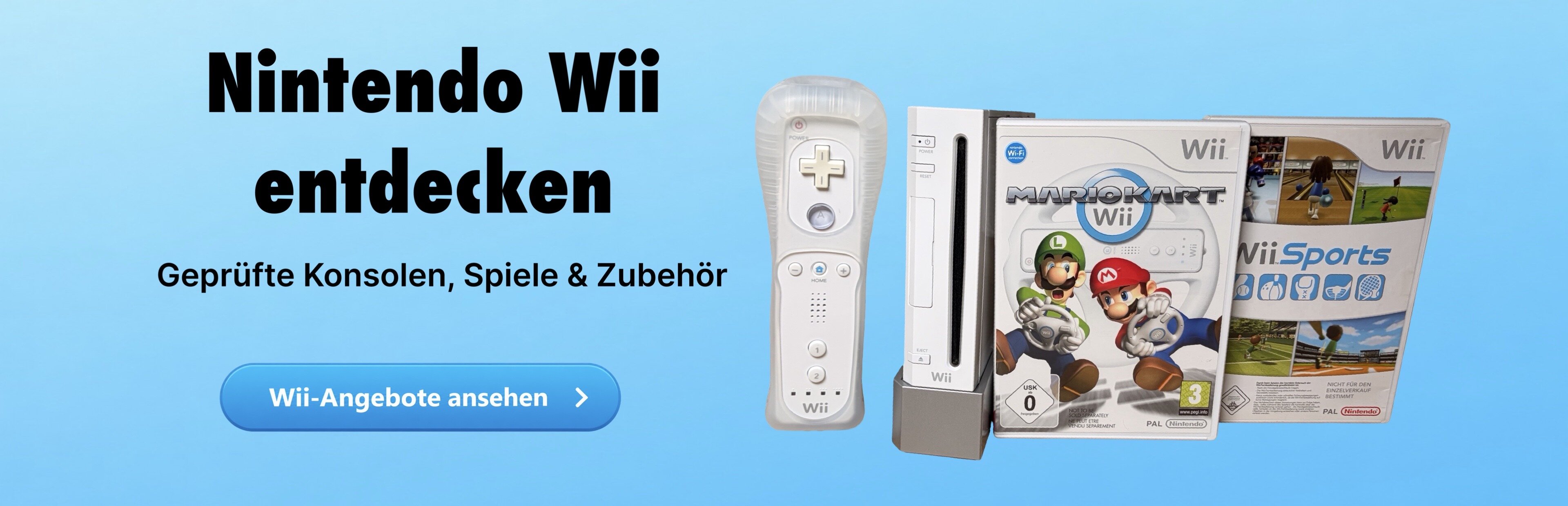 Nintendo Wii Spiele, Konsolen und Zubehör bei Gamestec...