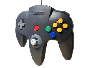Nintendo 64 Controller schwarz
