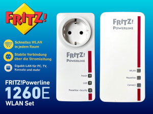 AVM FRITZ!Powerline 1260E/1220E WLAN Set