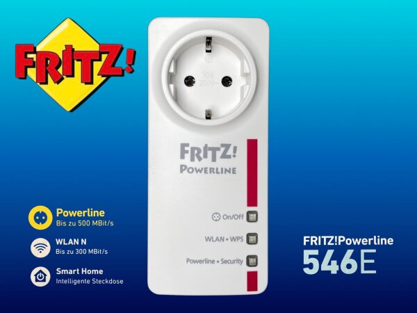 AVM Fritz! Powerline 546e WLAN Adapter