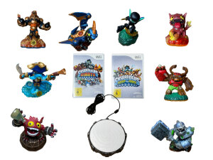 verschiedene Skylanders Figuren + Zubehör