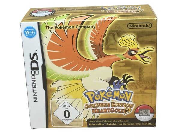 Nintendo DS Pokémon Heart Gold: Goldene Edition Big Box + Pokewalker