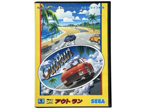OUTRUN Out Run Mega Drive MD Sega Patrone NUR Japan Retro Videospiel