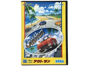 OUTRUN Out Run Mega Drive MD Sega Patrone NUR Japan Retro...