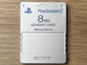 Sony Playstation 2 - PS2 Memory Card 8MB - Satin Silver