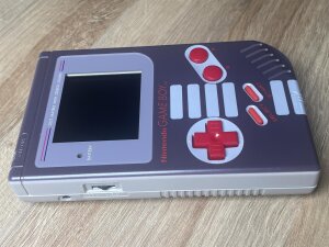 Nintendo Game Boy Classic NES Design IPS Bildschirm Backlit