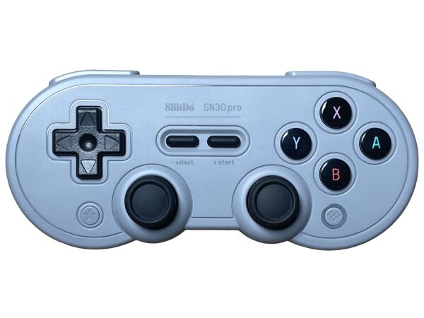 8BitDo SN30 Pro, Gamepad, grau