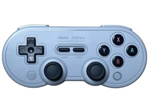8BitDo SN30 Pro, Gamepad, grau