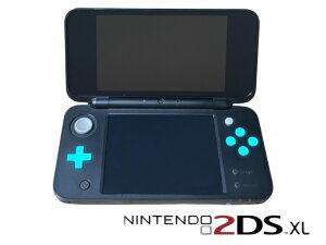 New Nintendo 2DS XL Schwarz + Türkis
