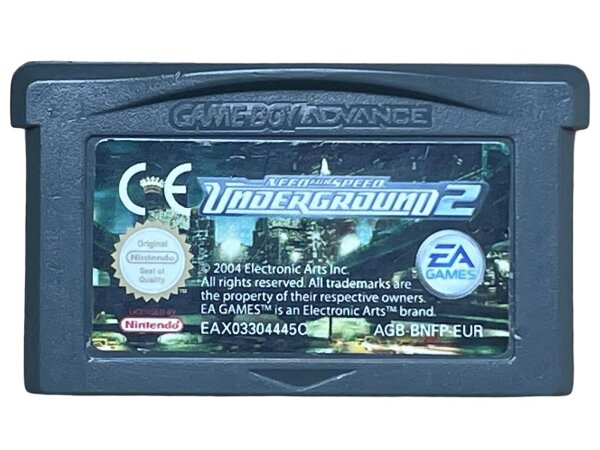Nintendo Game Boy Advance Need For Speed Underground 2