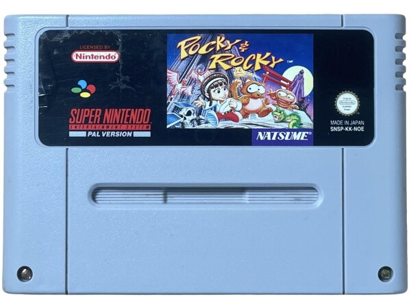 Super Nintendo Pocky & Rocky
