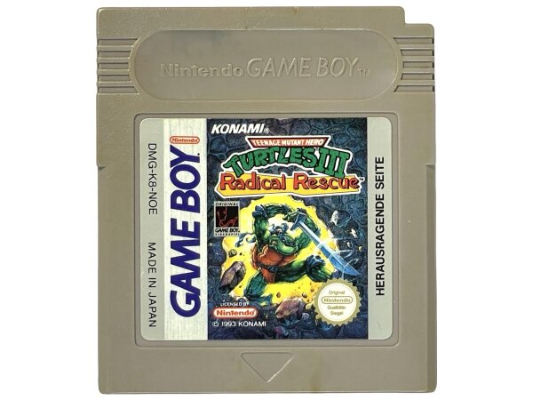 Nintendo Game Boy Classic Teenage Mutant Ninja Turtles III Radical Rescue