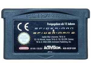 Nintendo GAME BOY ADVANCE Spider-Man 1 & 2  2 in 1