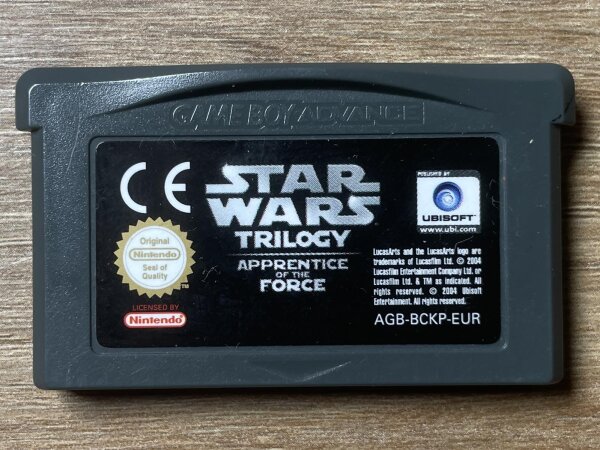 Nintendo GAME BOY ADVANCE Star Wars Trilogy: Apprentice of The Force