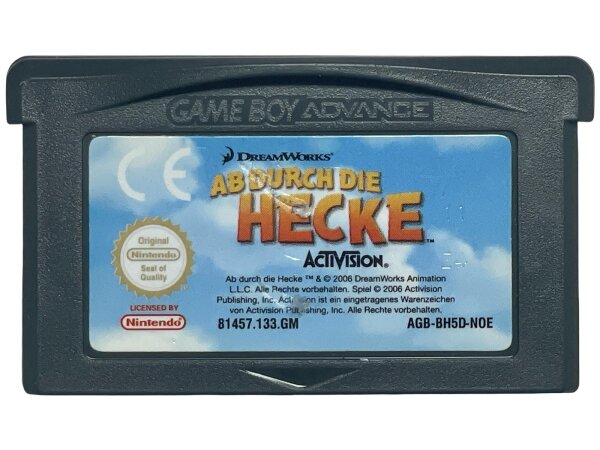 Nintendo GAME BOY ADVANCE Ab durch die Hecke