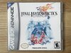 Nintendo Game Boy Advance Final Fantasy Tactics