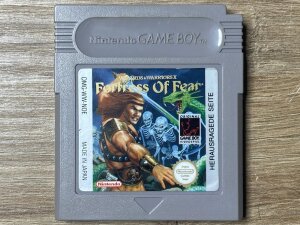 Nintendo Game Boy Classic  Wizards & Warriors x Fortress of Fear