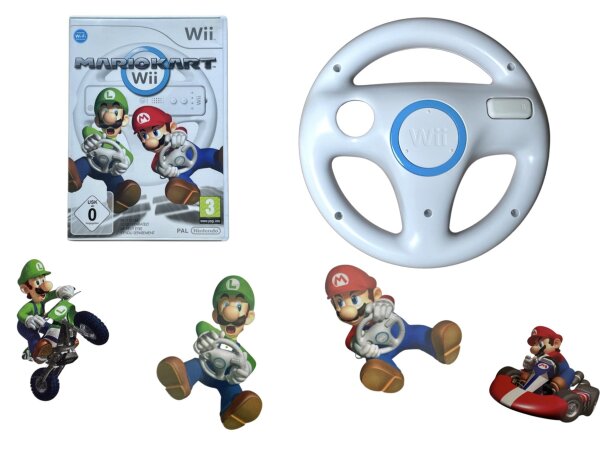 Nintendo Wii Mario Kart Wii (inkl. Wii Wheel - Lenkrad)