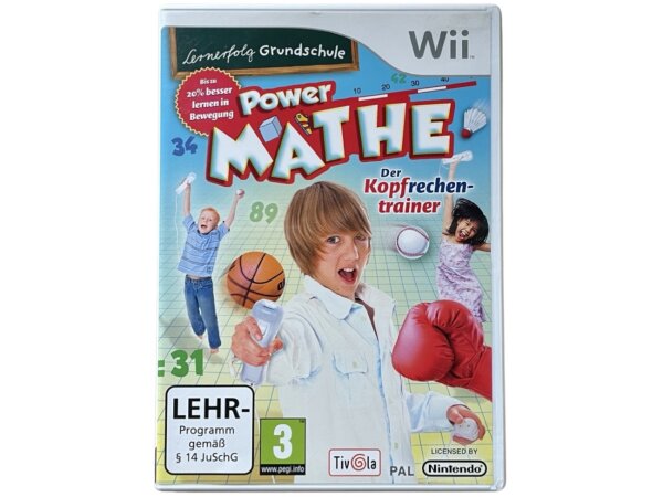 Lernerfolg Grundschule - Power Mathe: Der Kopfrechentrainer - [Nintendo Wii]