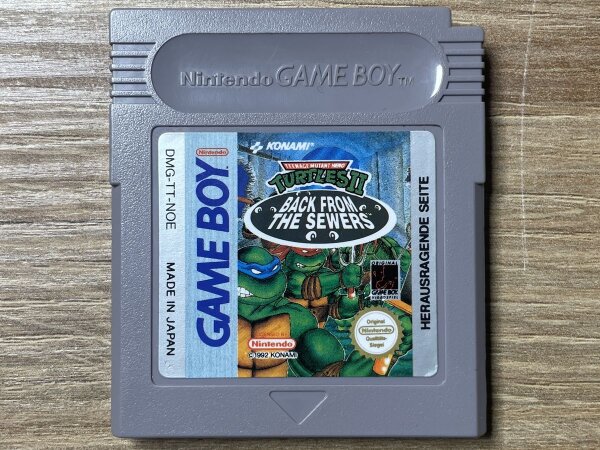 Nintendo Game Boy Classic Teenage Mutant Hero Turtles 2 - Back from the Sewers