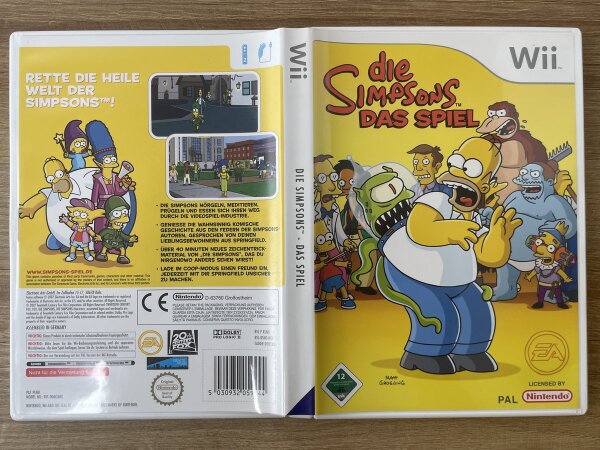 Nintendo Wii Die Simpsons - Das Spiel