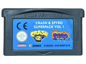 Nintendo GAME BOY ADVANCE Crash & Spyro Super Pack...