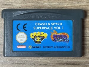 Nintendo GAME BOY ADVANCE Crash & Spyro Super Pack Volume 1