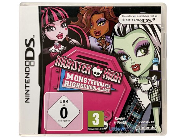 Nintendo DS Monster High: Monsterkrasse Highschool-Klasse!