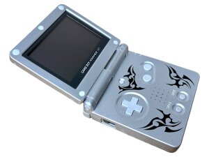 Nintendo Game Boy Advance SP Tribal Limited Edition - Silber