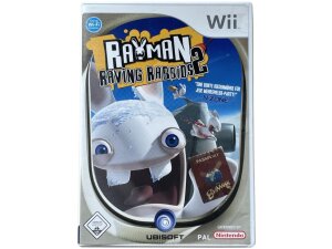 Nintendo Wii Rayman Raving Rabbids 2