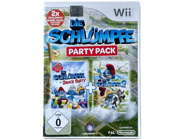 Nintendo Wii Die Schlümpfe Party Pack