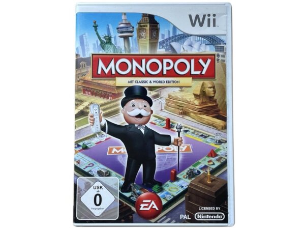 Nintendo Wii Monopoly - Mit Classic und World Edition