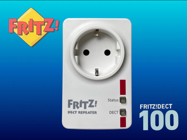 AVM FRITZ!DECT Repeater 100 (Erhöht DECT-Reichweite) deutschsprachige Version