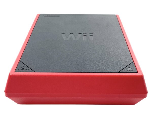 Wii Mini Konsole Rot Schwarz