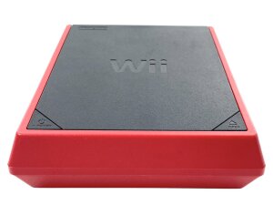 Wii Mini Konsole Rot Schwarz