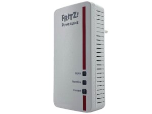 AVM FRITZ!Powerline 1260E Single-Adapter (WLAN-Access Point, deutschsprachige Version) weiß