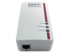 AVM FRITZ!Powerline 1260E Single-Adapter (WLAN-Access Point, deutschsprachige Version) weiß